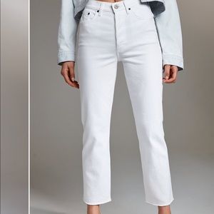 Denim Forum The Arlo Straight in white